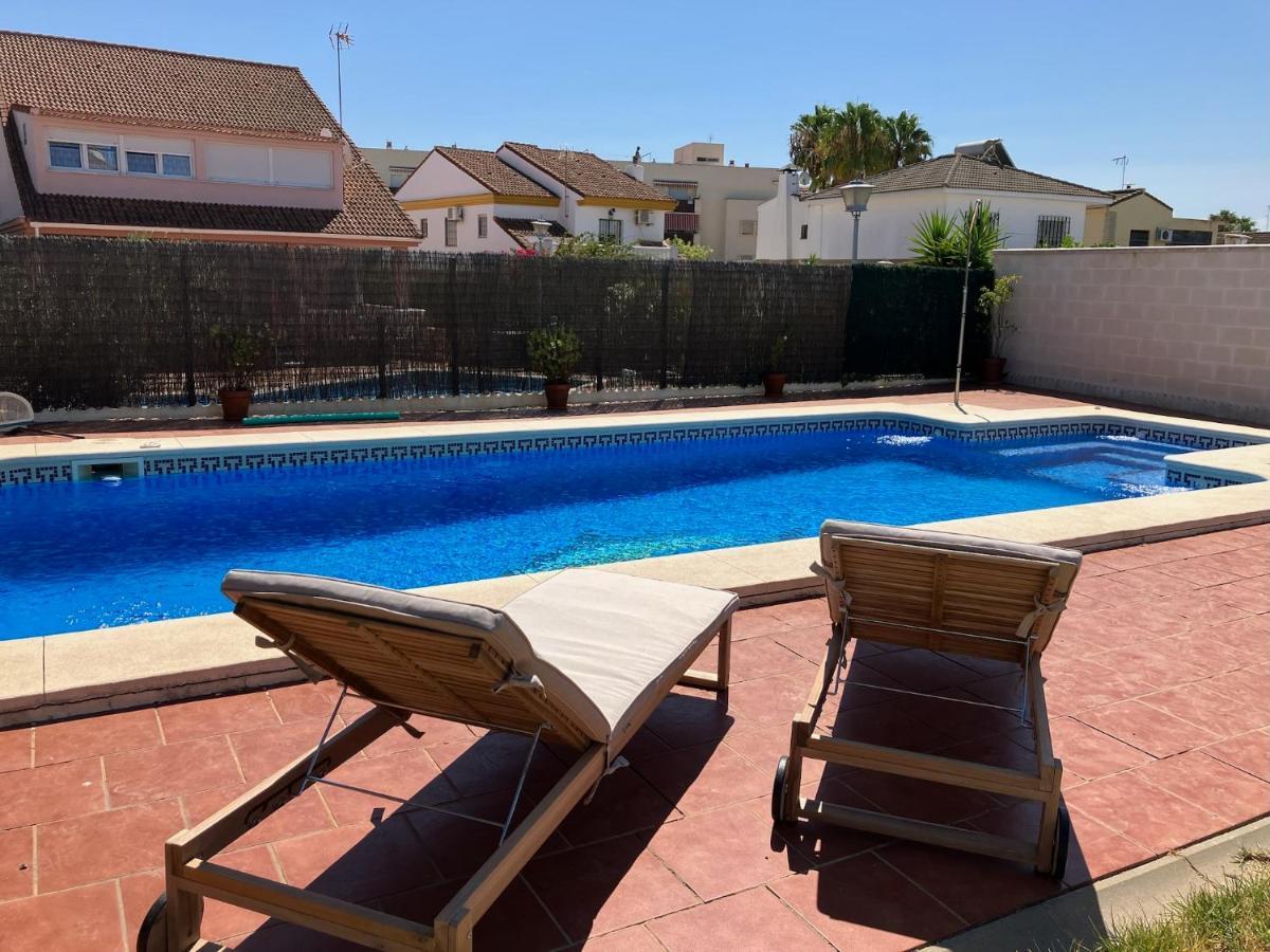 Holiday House With Private Pool, Costa De La Luz El Portil Buitenkant foto