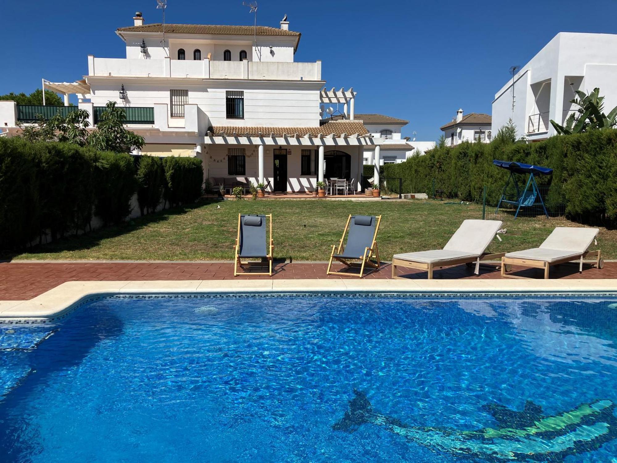 Holiday House With Private Pool, Costa De La Luz El Portil Buitenkant foto